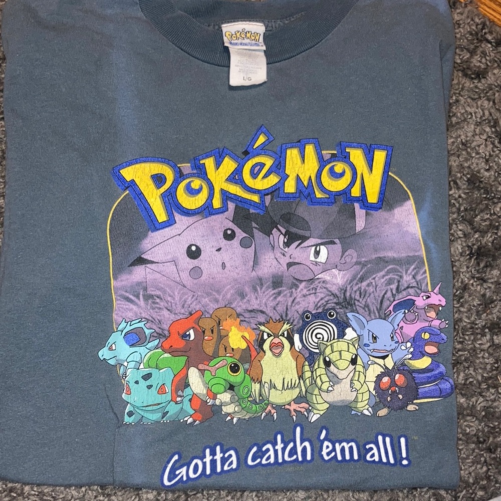 vintage kids pokémon tee